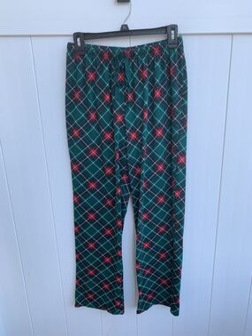 Croft & Barrow Ladies Large Pajama Bottoms Christmas Size Small Oeko-Tex